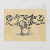 Hermes Bird Alchemy Briefkaart (Voorkant)