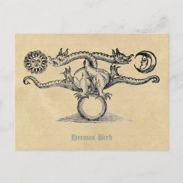 Hermes Bird Alchemy Briefkaart