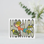 Hermes Briefkaart (Staand voorkant)
