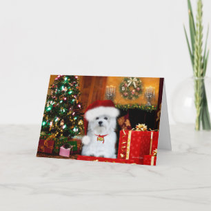 Hermes het Maltese kerst Wenskaart Kaart