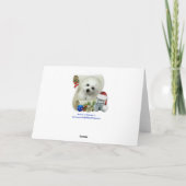 Hermes la carte de Noël maltaise (Dos)