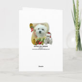 Hermes la carte de voeux maltaise de Noël (Dos)