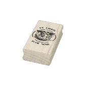 Hermes oude god antiek ex libris 	rubberstempel (Stempel)