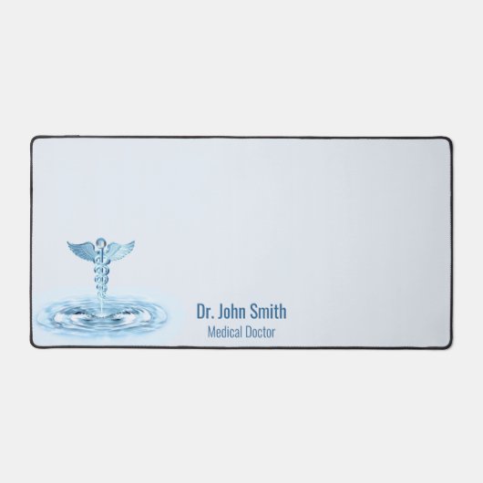 Hermes Rod Bleu Caduceus Eau Médicale (Recto)