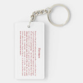 Hermes Sleutelhanger (achterkant)