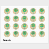 Hermes Tree of Alchemy Ronde Sticker (Vel)