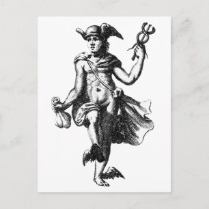 Hermes Trismegistus Alchemy Briefkaart