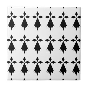 Hermine Vlag Bretagne Tegeltje