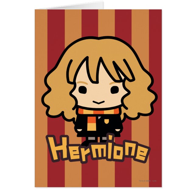 Hermione Granger Cartoon Character Art (Voorkant)