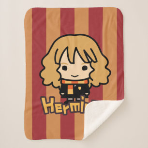 Hermione Granger Cartoon Character Art Sherpa Deken