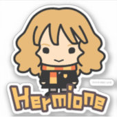 Hermione Granger Cartoon Character Art Sticker (Voorkant)
