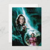 Hermione Granger en professor Umbridge Briefkaart (Voorkant / Achterkant)