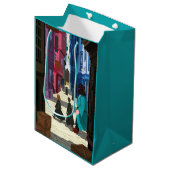 Hermione, HARRY POTTER™, & Hagrid in Diagon Alley Medium Cadeauzakje (Voorkant Gekanteld)