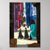 Hermione, HARRY POTTER™ & Hagrid in Diagon Alley Poster (Voorkant)