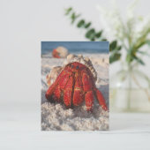 Hermit Crab Briefkaart (Staand voorkant)