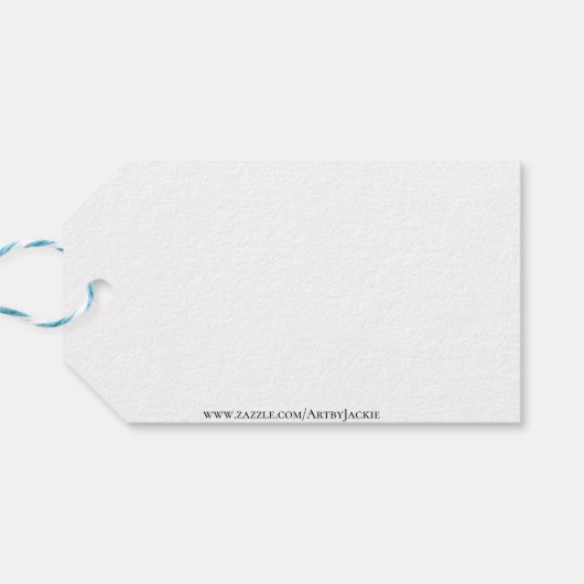 Hermit Crab Cadeaulabel (Achterkant Horizontaal)