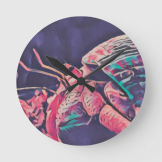 Hermit Crab Clock Ronde Klok