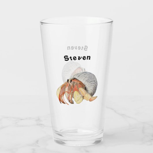 Hermit Crab Glas (Achterkant)