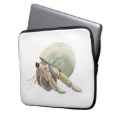Hermit Crab Laptop Hoesje Sleeve (Voorkant Links)
