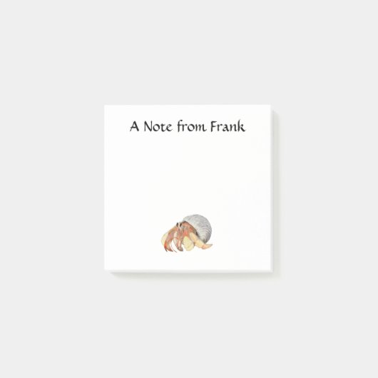Hermit Crab Post-it® Notes (Voorkant)
