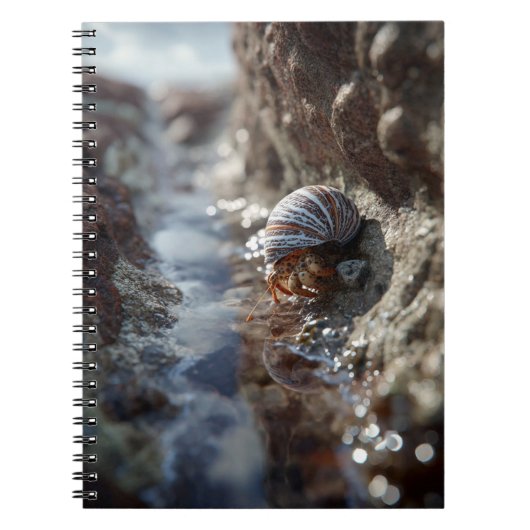 Hermit Crab Tide Pool Notitieboek (Voorkant)