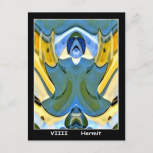 Hermit Tarot Card Briefkaart