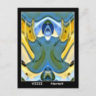 Hermit Tarot Card Briefkaart