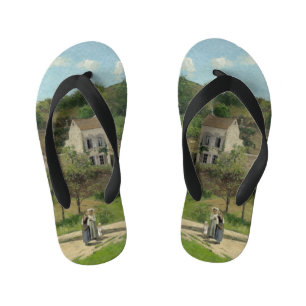 Hermitage in Pontoise Camille Pissarro Kinder Teenslippers