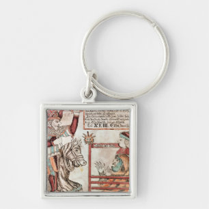 Hermod astride Sleipnir Sleutelhanger