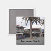 Hermosa Beach, Californië Magneet (Voorkant / Achterkant)
