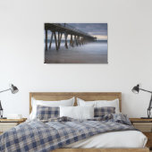 Hermosa Beach Pier Canvas Afdruk (Insitu (Slaapkamer))