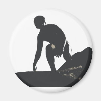 Hermosa Beach Surfer Magnet Magneet