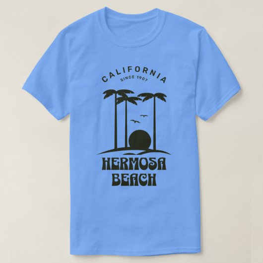 Hermosa Beach TShirt 1 (Design voorkant)