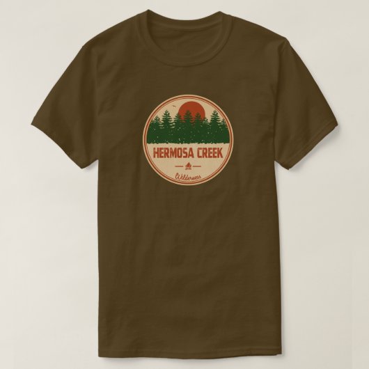 Hermosa Creek Wilderness, Colorado T-shirt (Design voorkant)