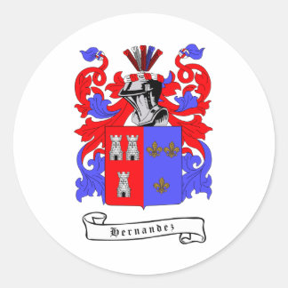 Hernandez Castillan Crest Ronde Sticker