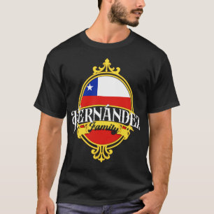 Hernandez Familie Chili Vlag T-shirt