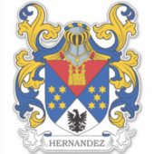 Hernandez Family Crest Sticker (Voorkant)