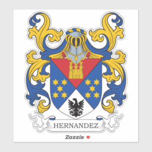 Hernandez Family Crest Sticker