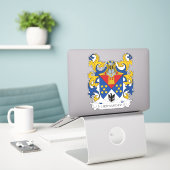 Hernandez Family Crest Sticker (Laptop op bureau)