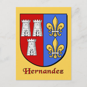 Hernandez Family Shield Briefkaart