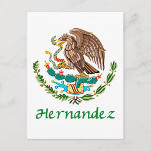 Hernandez Mexican National Seal Briefkaart