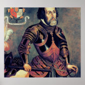 Hernando Cortes Poster (Voorkant)