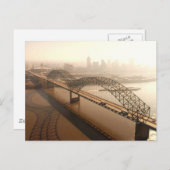 Hernando de Soto Bridge in Memphis Briefkaart (Voorkant / Achterkant)