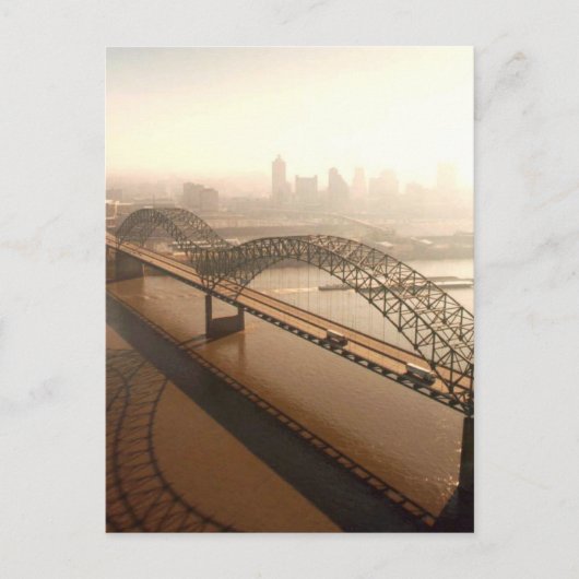 Hernando de Soto Bridge in Memphis Briefkaart (Voorkant)