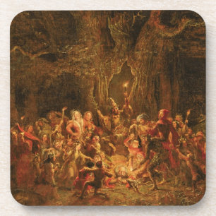 Herne's Oak van 'The Merry Wives of Windsor' van W Bier Onderzetter