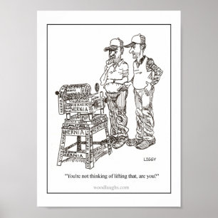 Hernia Cartoon Poster