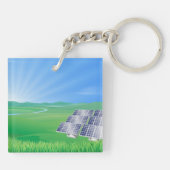 hernieuwbare energie zonne-Sleutelhanger Sleutelhanger (Achterkant)