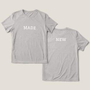 'Hernieuwd' Kerkgeschenk voor de dag van de christ Tri-Blend Shirt