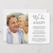 Hernieuwen 2 Foto we doen opnieuw een legant bruil Kaart (Voorkant)