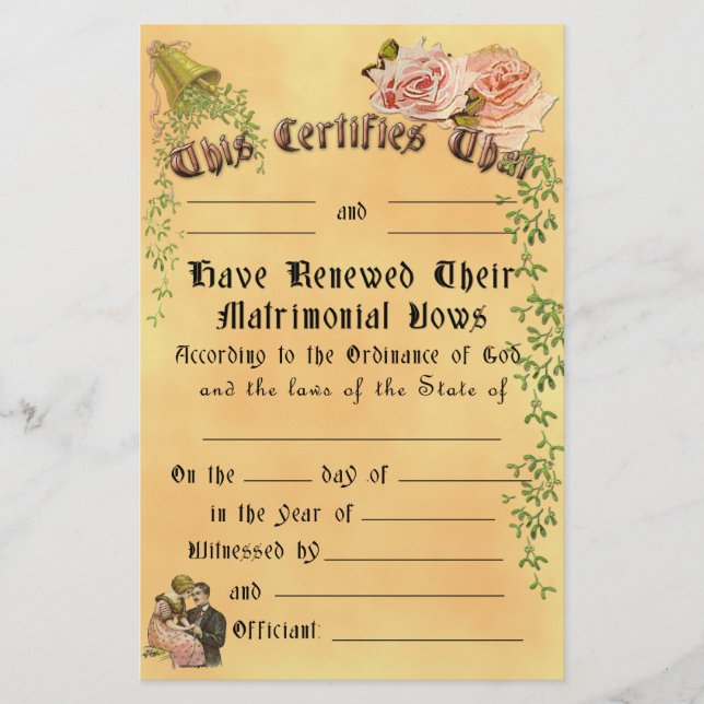 Hernieuwingscertificaat stemmen - , breekbaar (Voorkant)